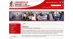 Desktop Screenshot of hemophiliabd.com